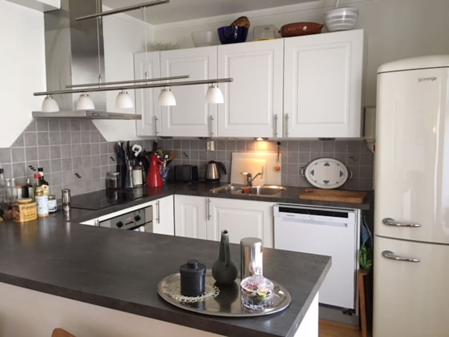 Functional kitchen with all cooking utilities available