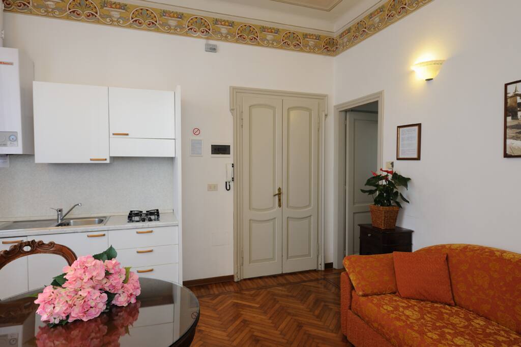 Soggiorno con cucina