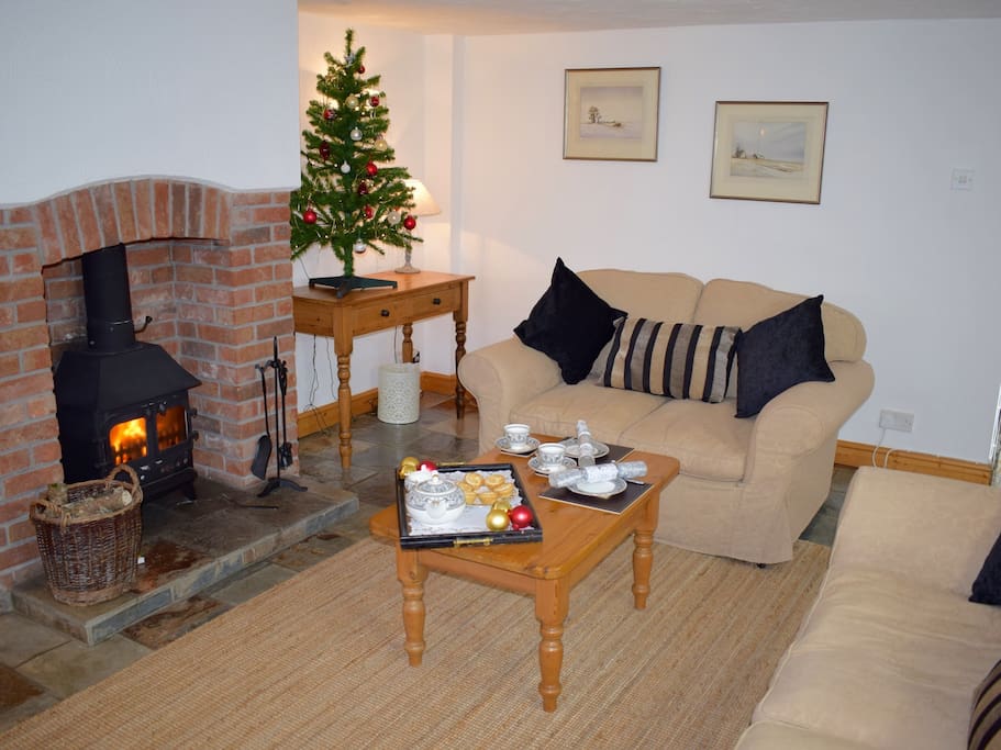 The Lounge Area in Clematis at Christmas