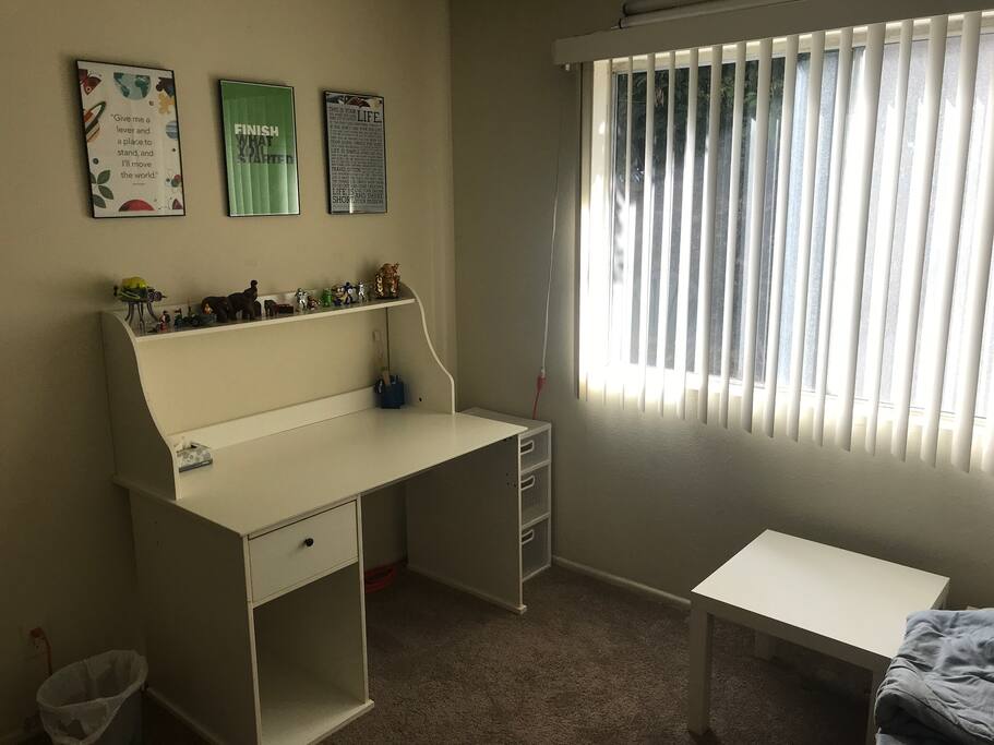Bedroom with Desk