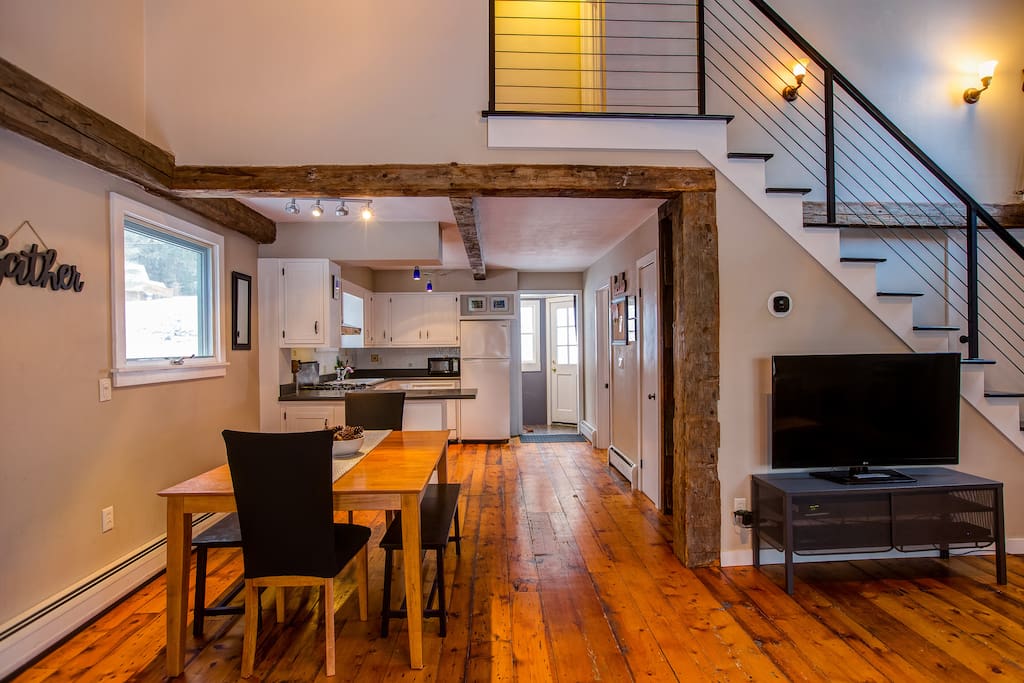 Kitchen/dining/living room is all open