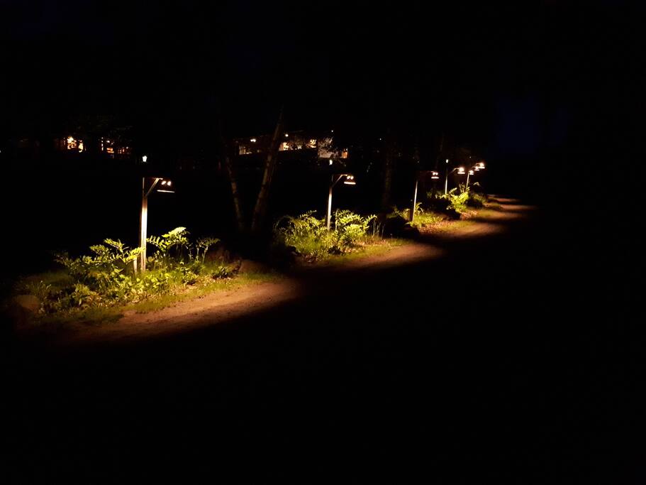 Lights on the lane