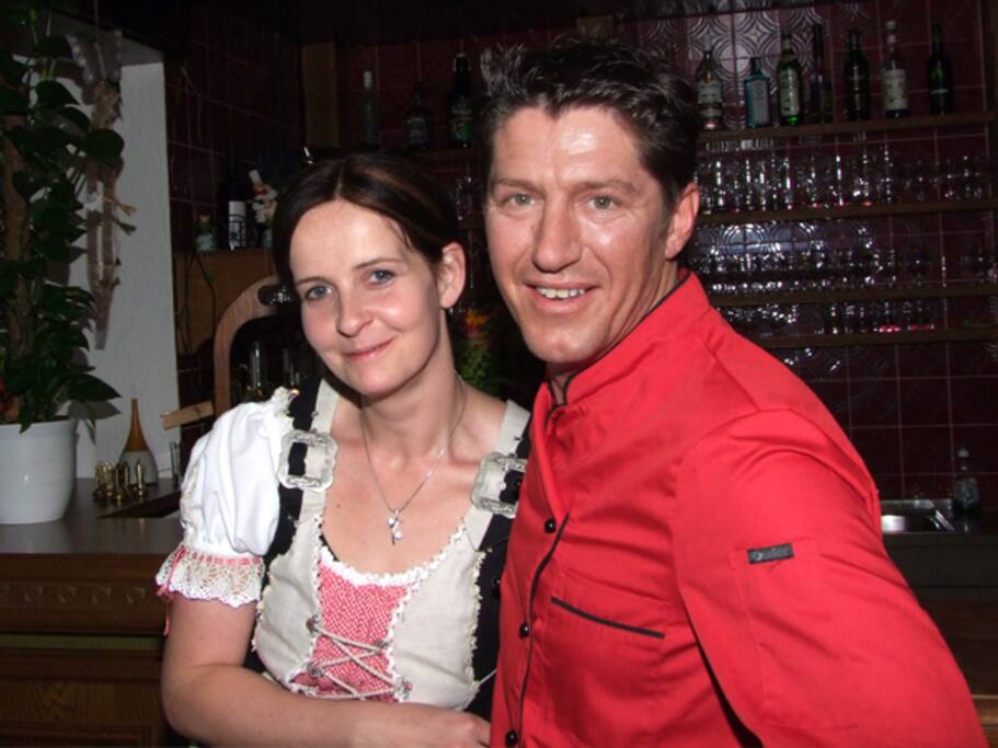 Ihre Gastgeber Heinz und Evelyn