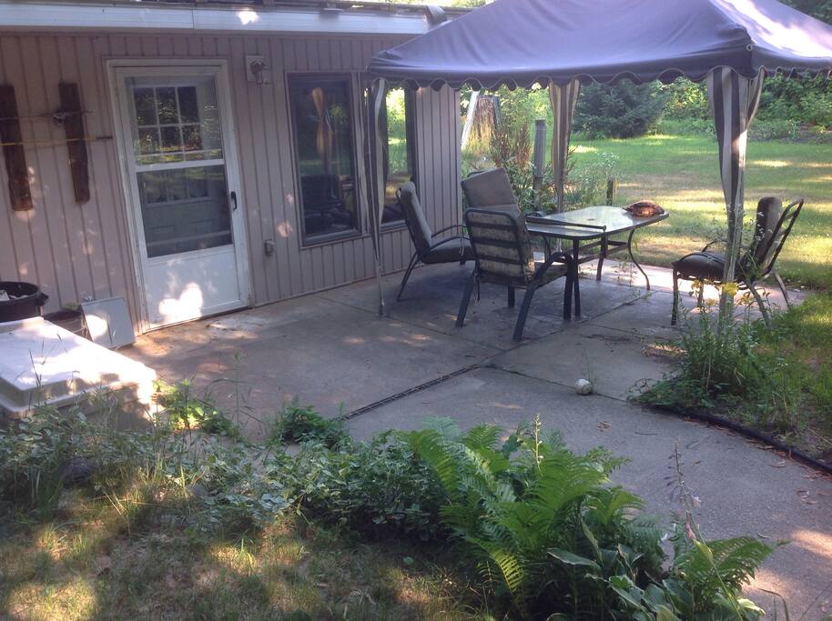 outside patio area, seperate from rest of house