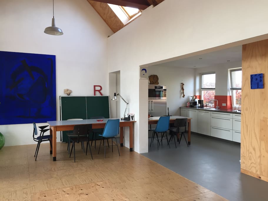 woongedeelte met keuken