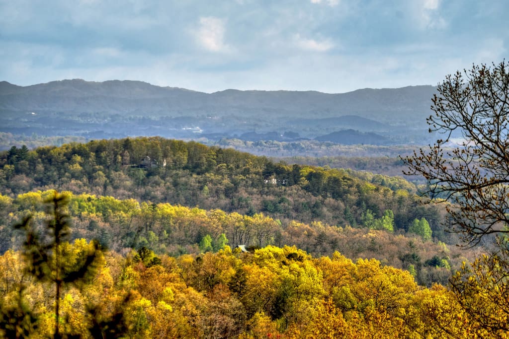 Beautiful view from the back porch