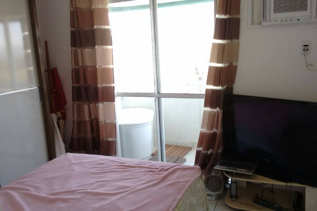 Suíte com cama de casal