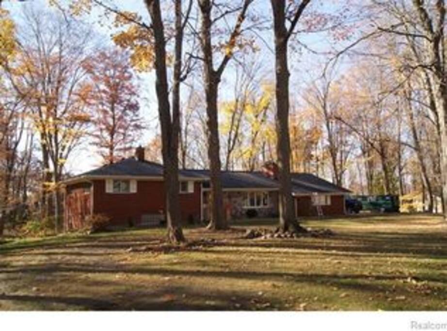 Front of the house.