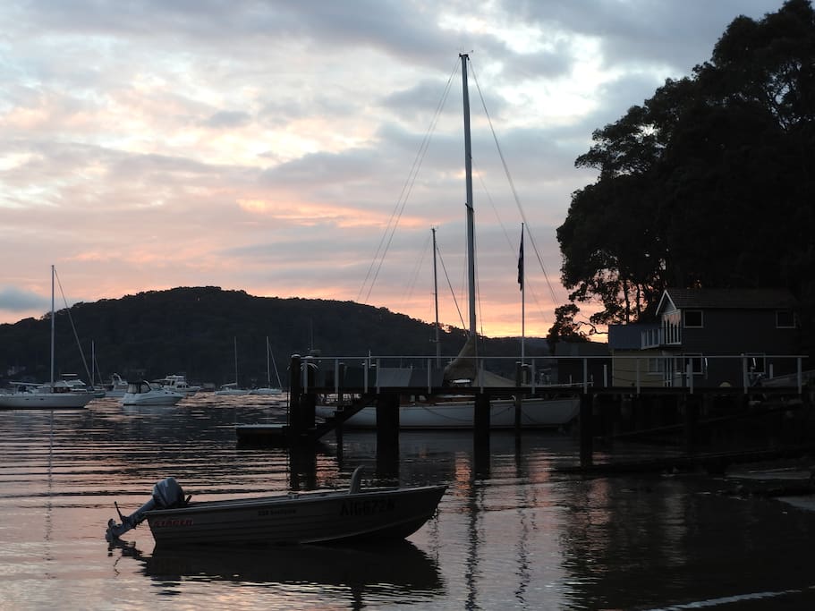 Admire the sailing boats on Pittwater.