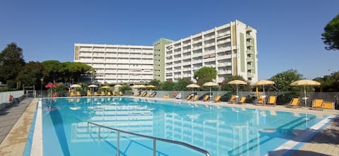 Top Airbnb: Accommodation with swimming pool, tennis courts, and soccer field in Porto Recanati