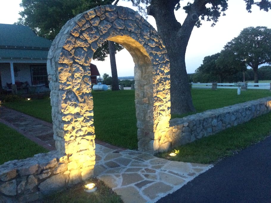 Stone Archway to The Liberty Suite