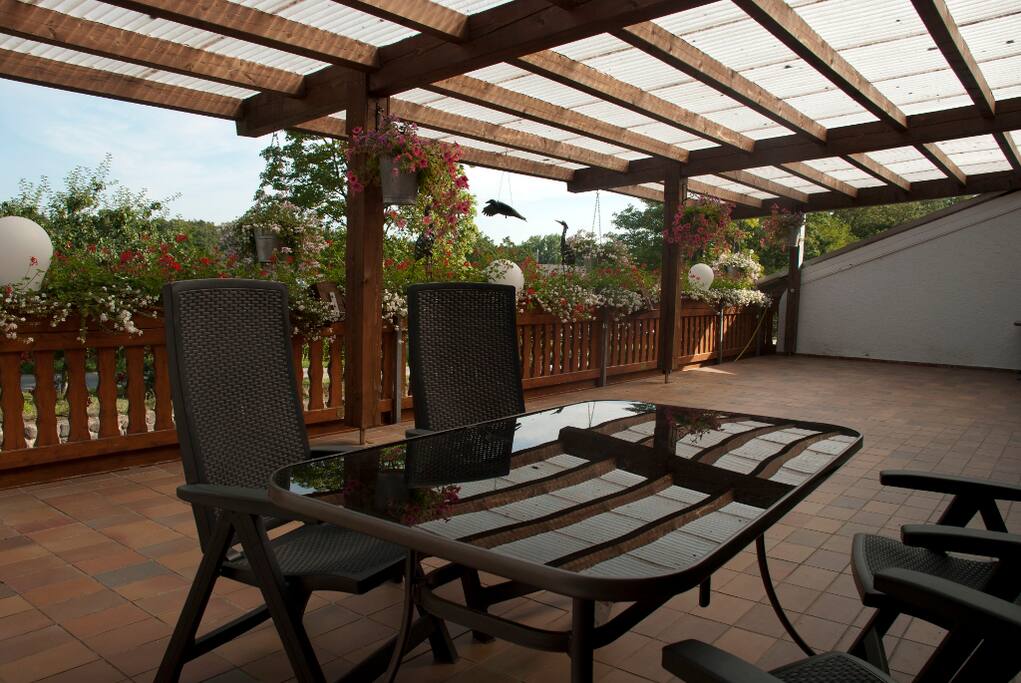 Die gemütliche Terrasse