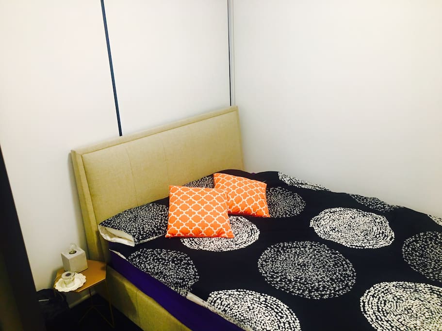 Queen Size Bed with Posturepedic mattress
