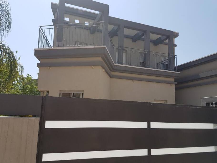 The house outside