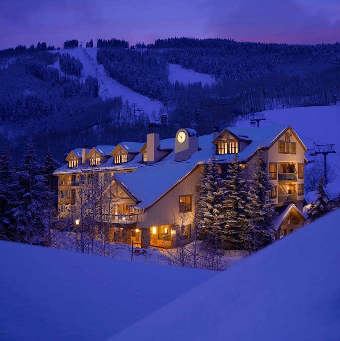 Enjoy surrounding mountain views.