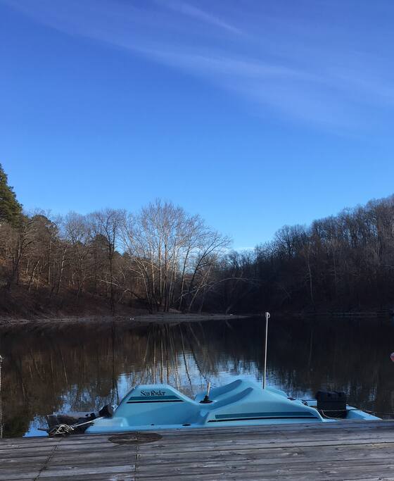 Paddle boats available