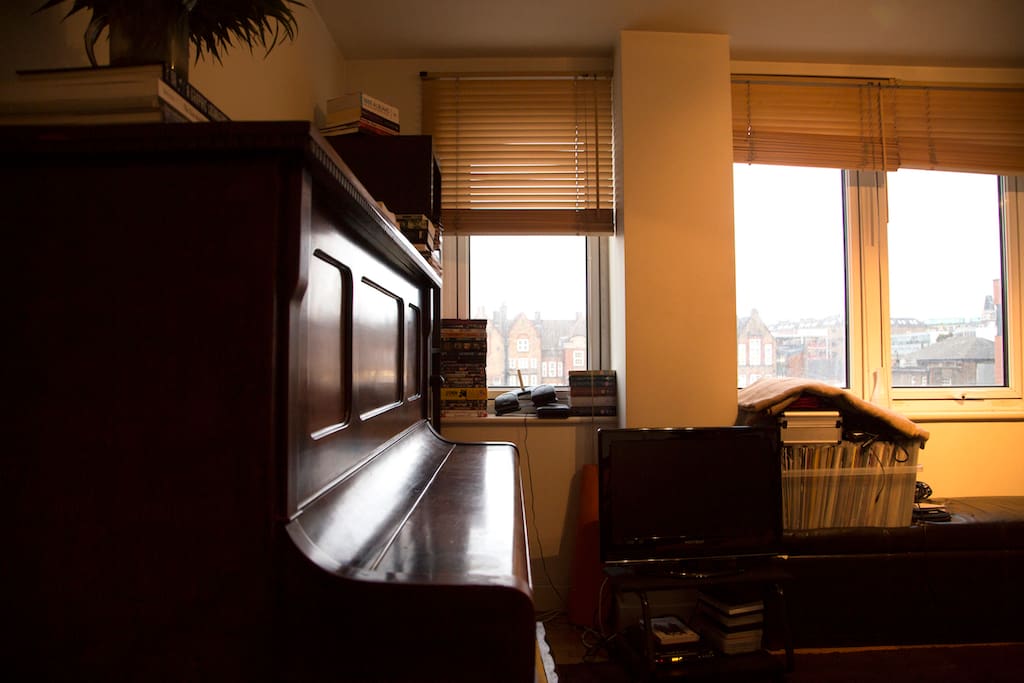 A spacious living room.