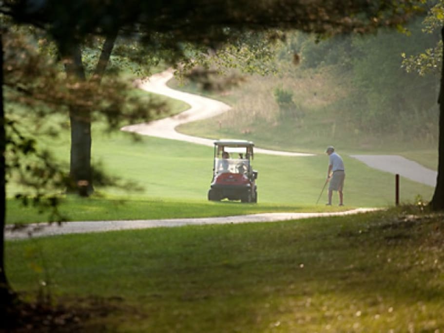 36 hole Golf course on property