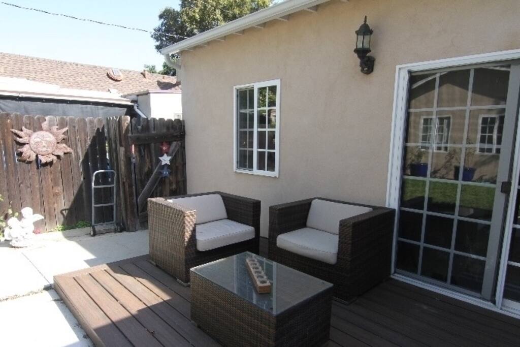 Patio area