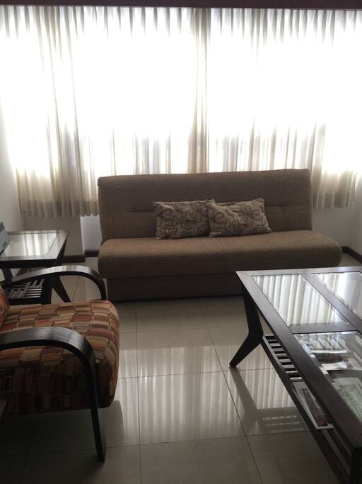 Sala con futón