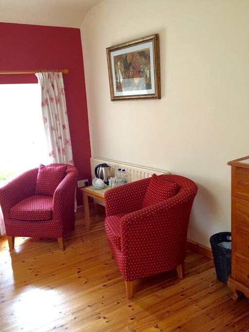 Some where to sit, drink tea, read or just watch the world go by