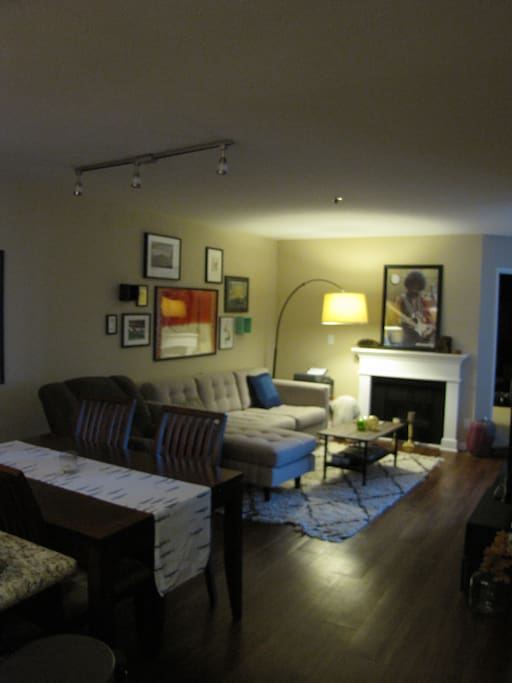 Living Room with Comfortable Sofa