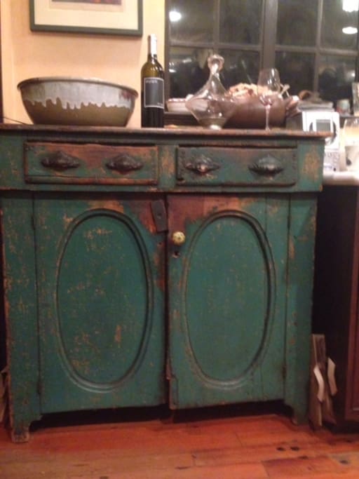 Cabinet in kitchen