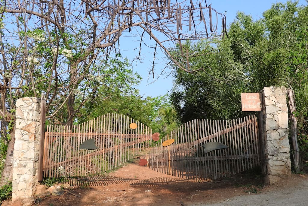 One of a kind fish gates, hard to miss!