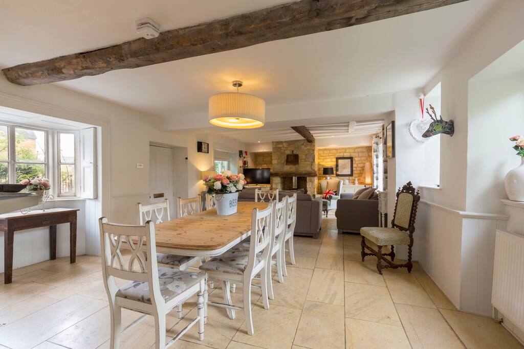 large open plan living space