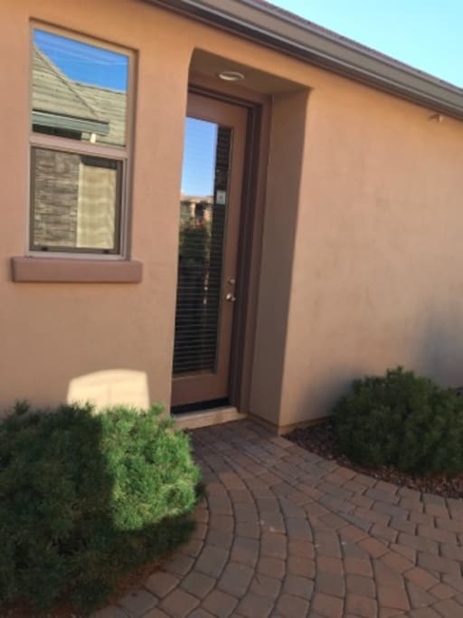 View of front of the casita.