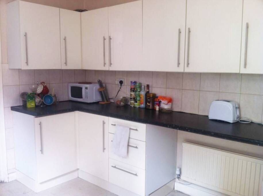 Fully equipped shared kitchen - great for cooking a quick meal after a long day of sightseeing.