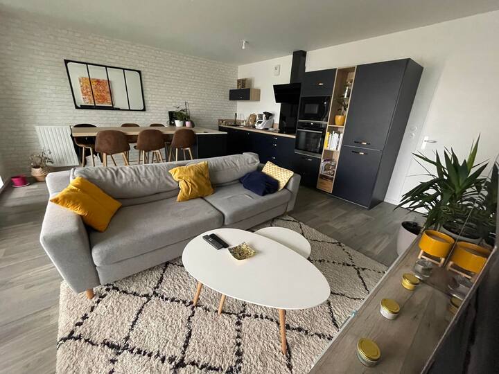 Brand new T3 located on rue de Nantes in Rennes Apartments for Rent