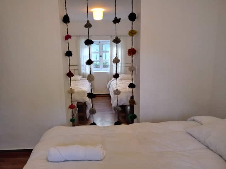 Triple room (three beds) with private bathroom