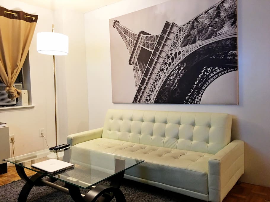 Sofa turns in to a bed