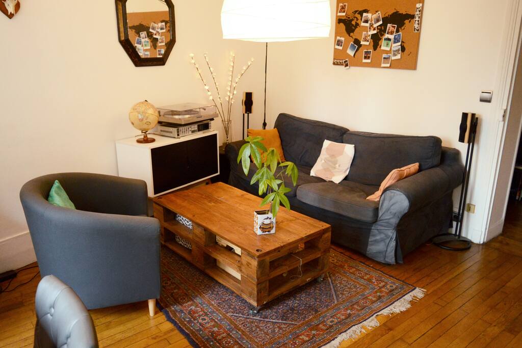 The living room