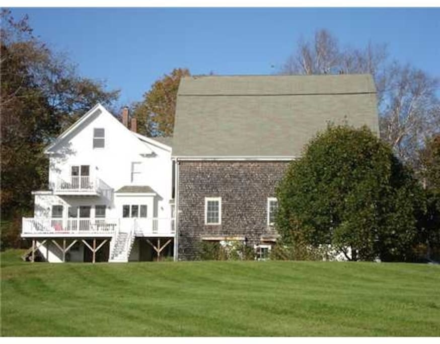 Rear of home