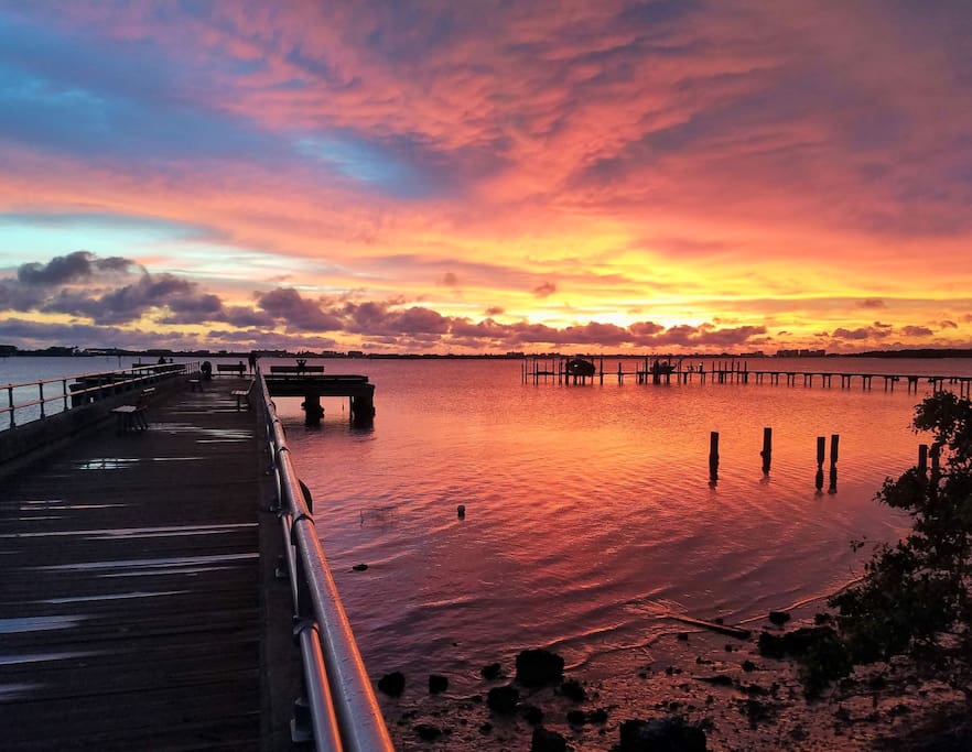 The neighborhood pier is just minutes away!