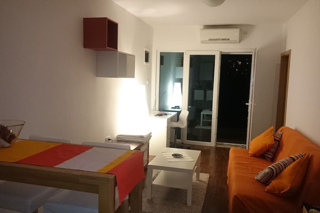 The living room