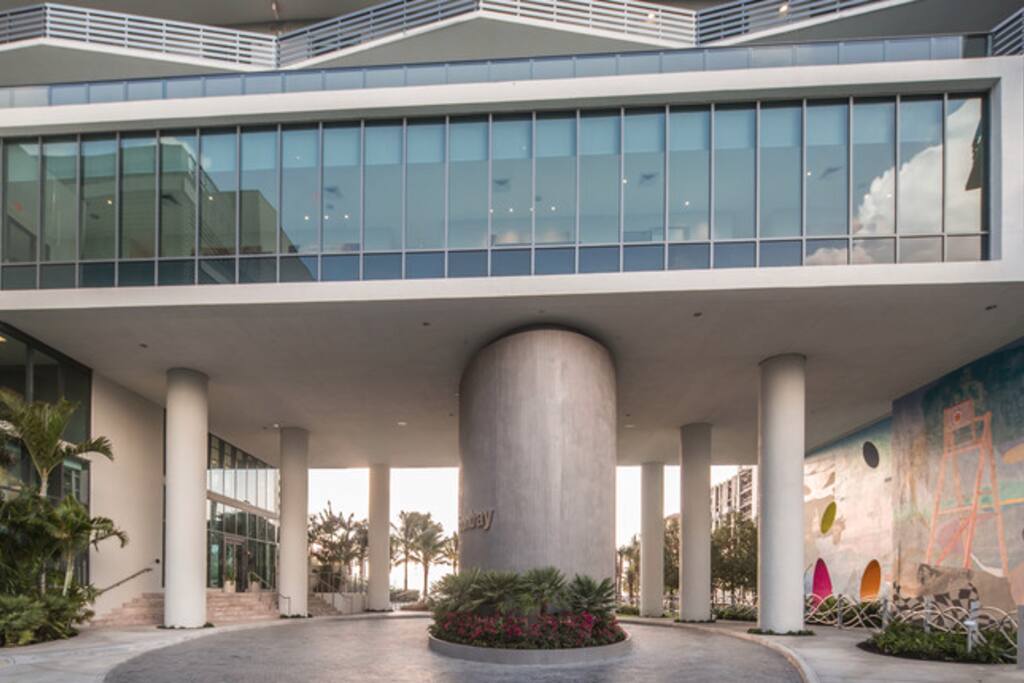 outside front lobby