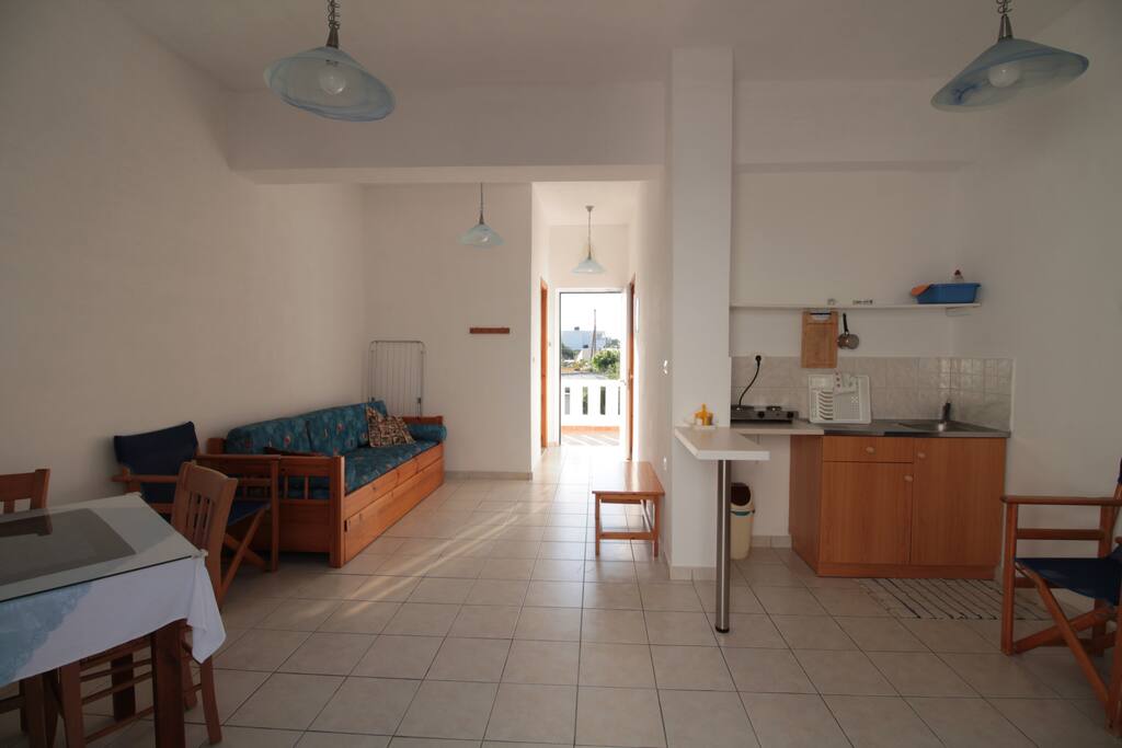 Lounge and Kitchenette - first floor apartments.