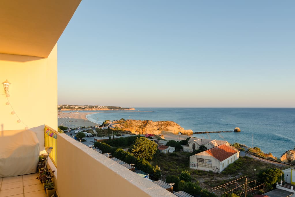 View from front balcony overlooking Praia da Rocha