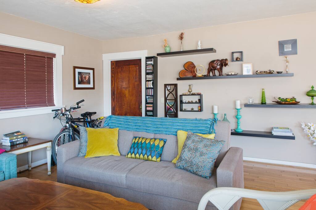 The living room