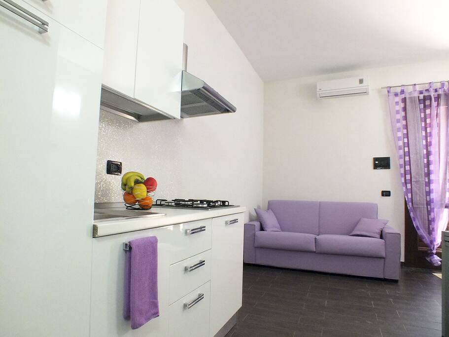 cucina e zona living