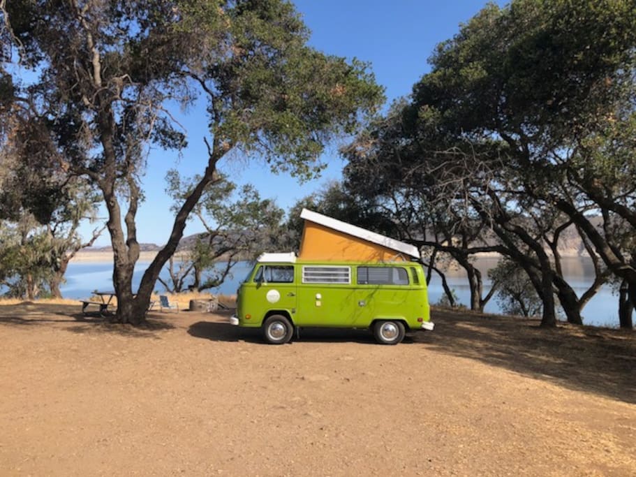 Urban/Mountain Glamping in a 70's VW Bus- "Fiona"