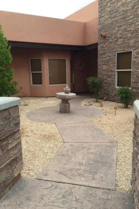 Private Courtyard Entry