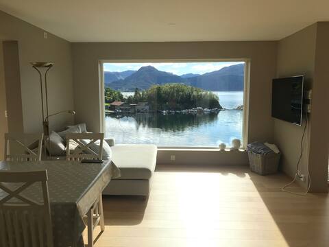 Top performing Airbnb: Vacation home with nice views in Åkra in Kvinnherad