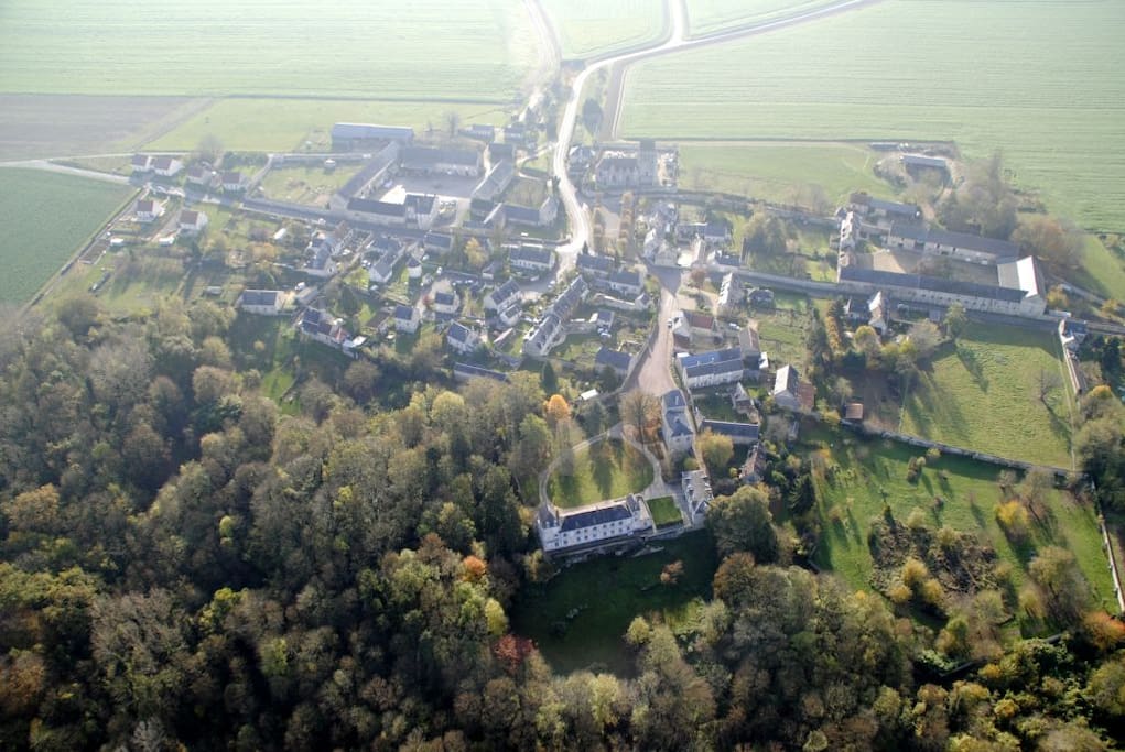 Le château et le village