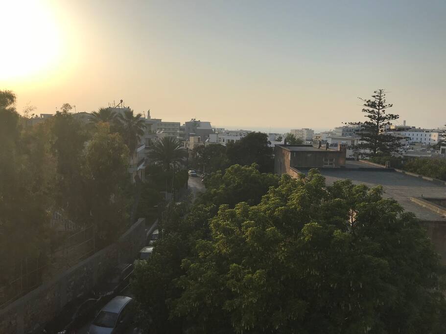 Afternoon evening view