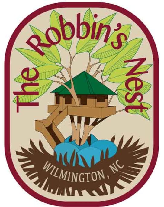 The Robbin's Nest Treehouse logo by Jay DeChesere