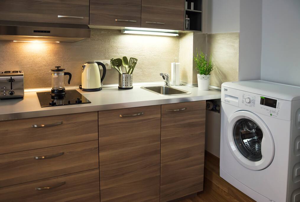 Design Kitchen with everything you may need during your stay.